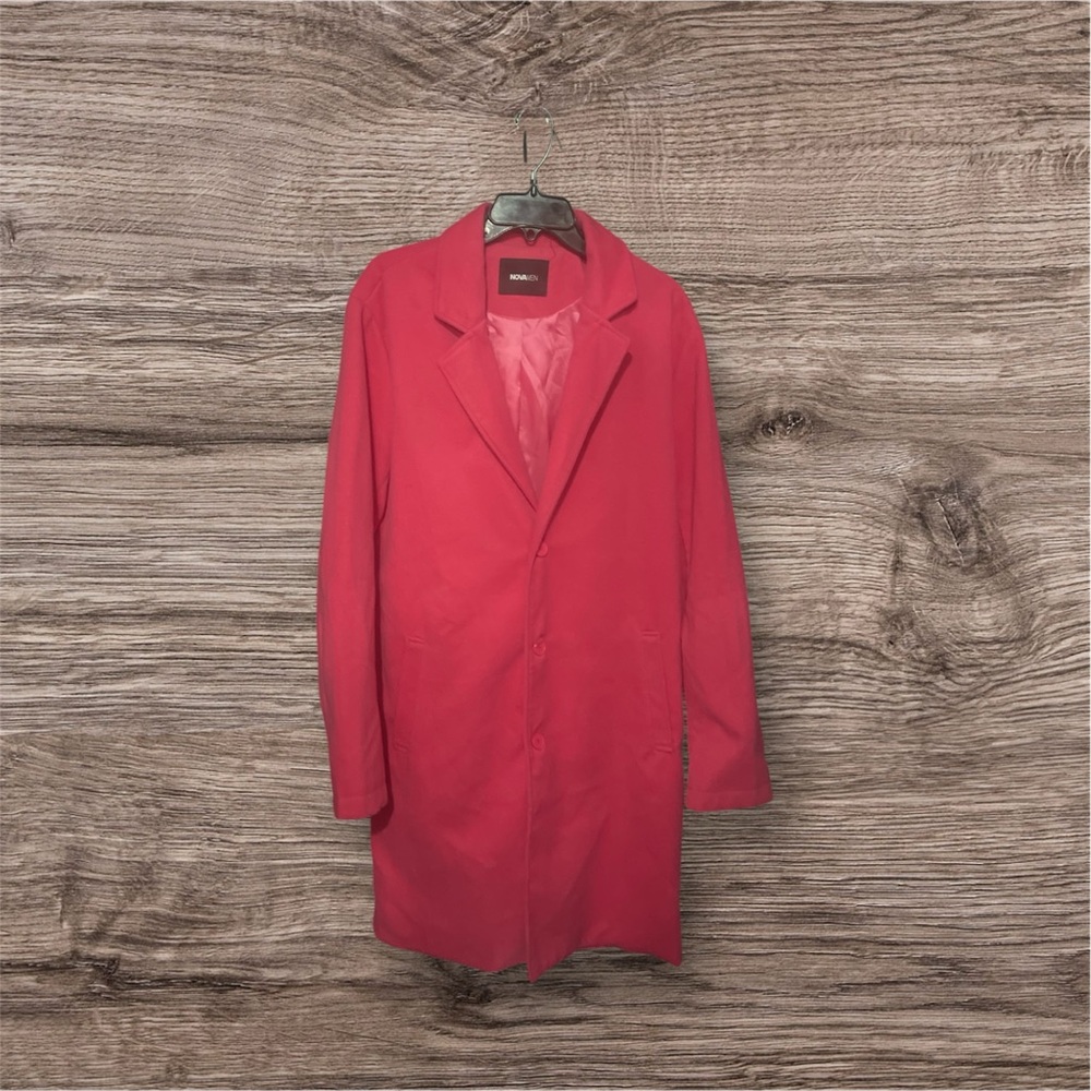Vibrant Pink Nova Men Coat